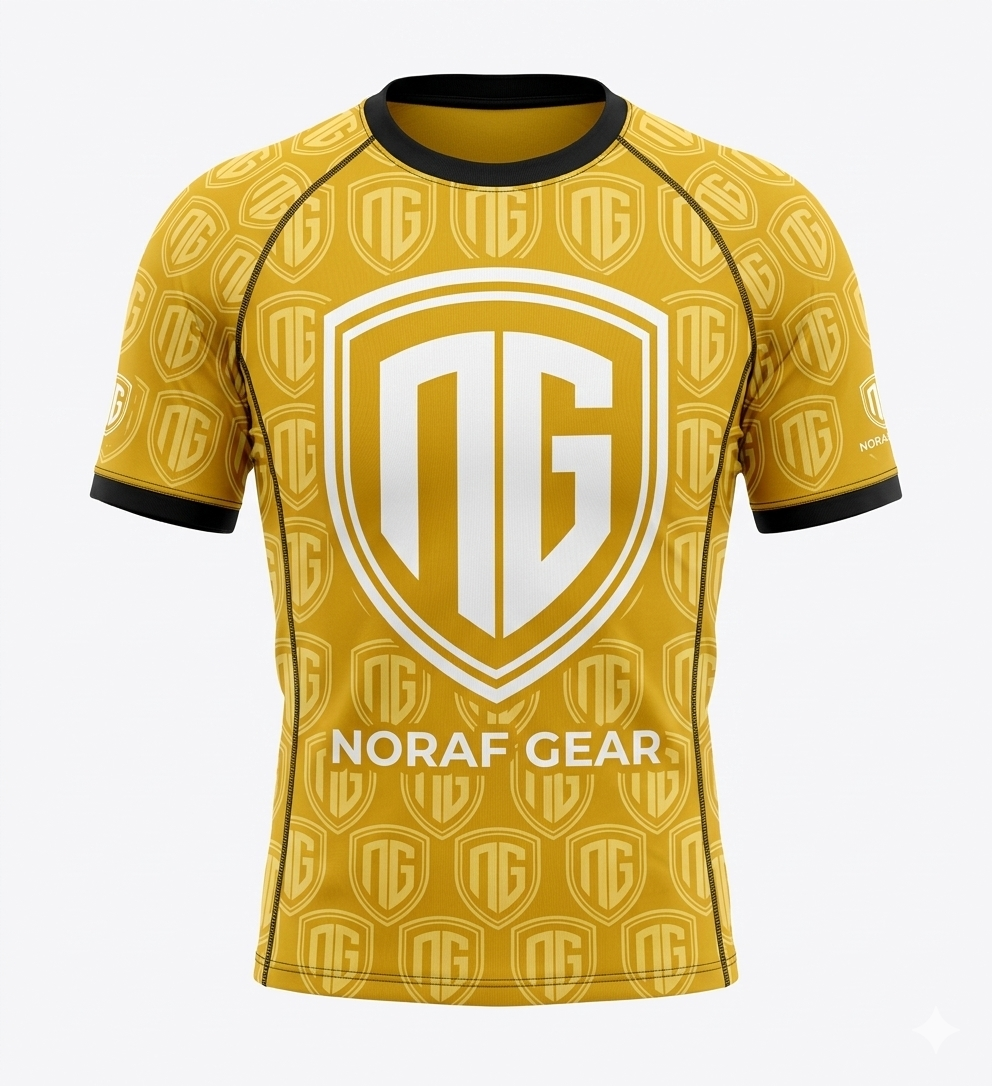 NG MMA Rashguard Yellow (1)