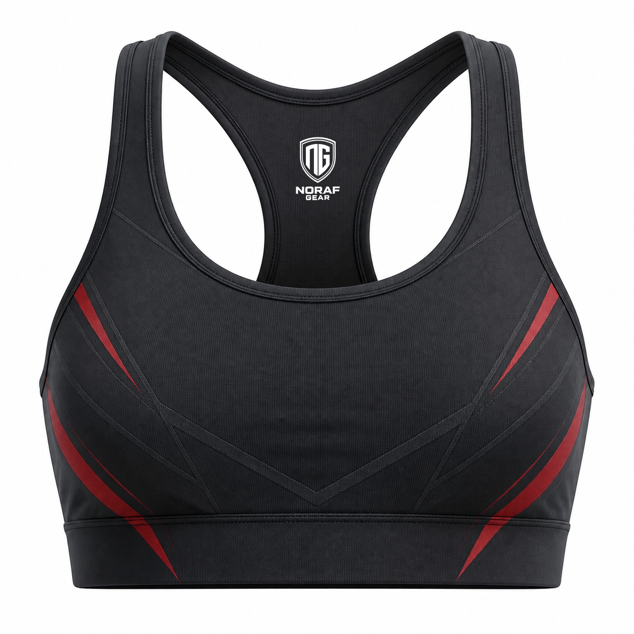 Noraf Gear Compression Bra Red & black