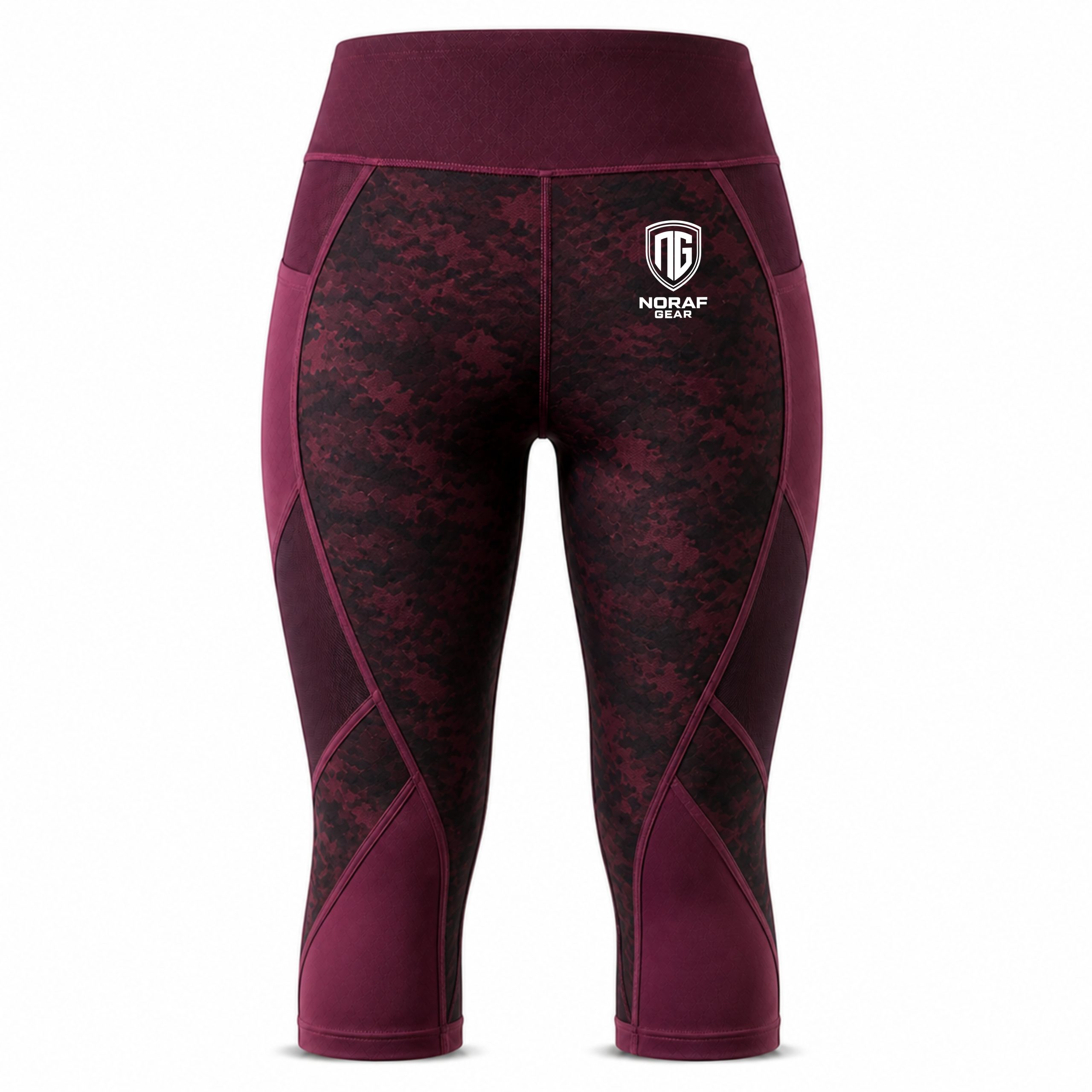 Noraf gear Compression Capri Burgundy