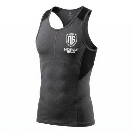 Noraf Gear Apex-Series MMA Compression Singlet (Shadow Heather)