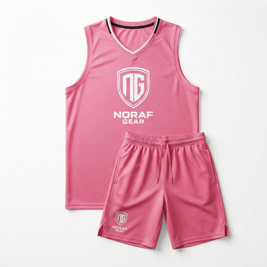 Noraf Gear Basketball uniform pink (1)