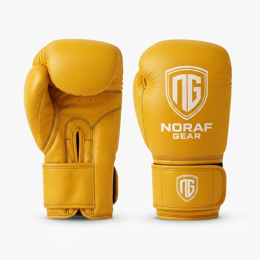 Noraf Gear Boxing Bag Gloves Yellow (1)