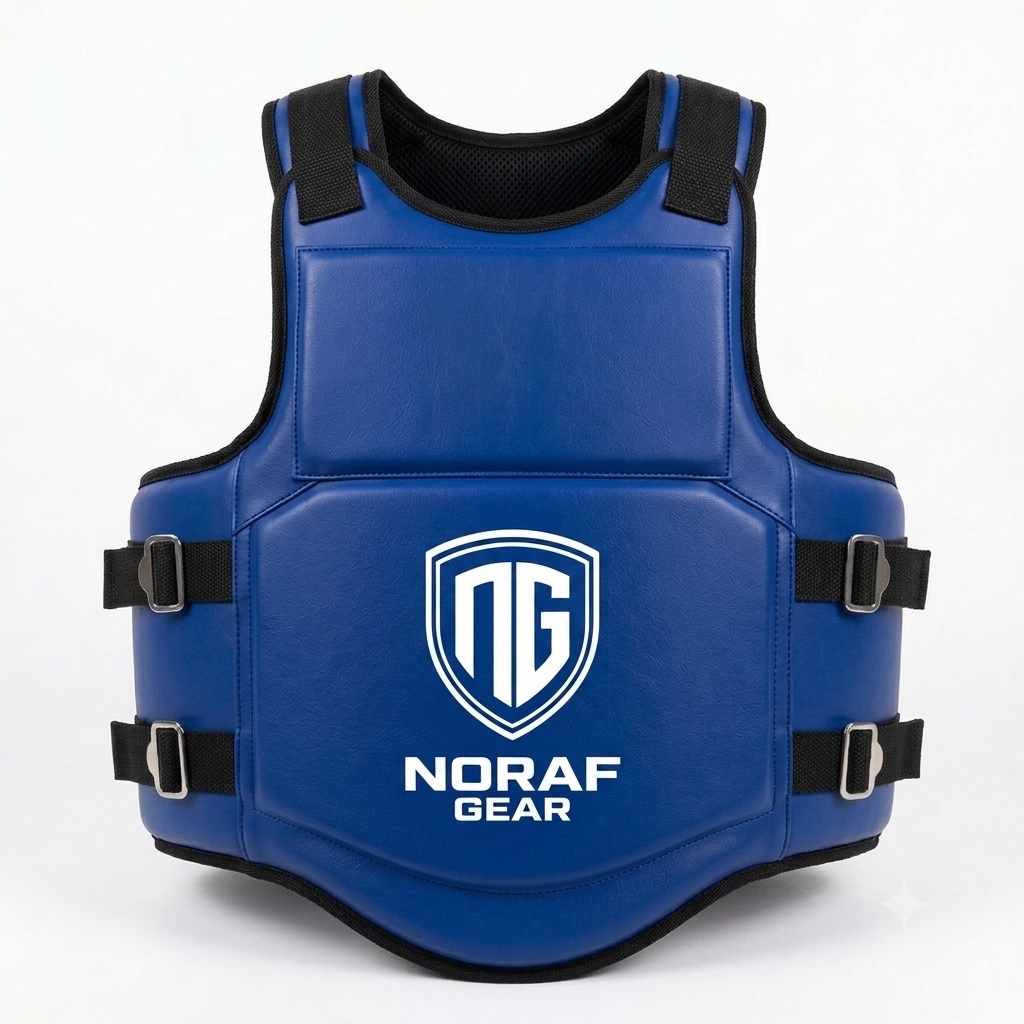 Noraf Gear Boxing Chest Guard Blue