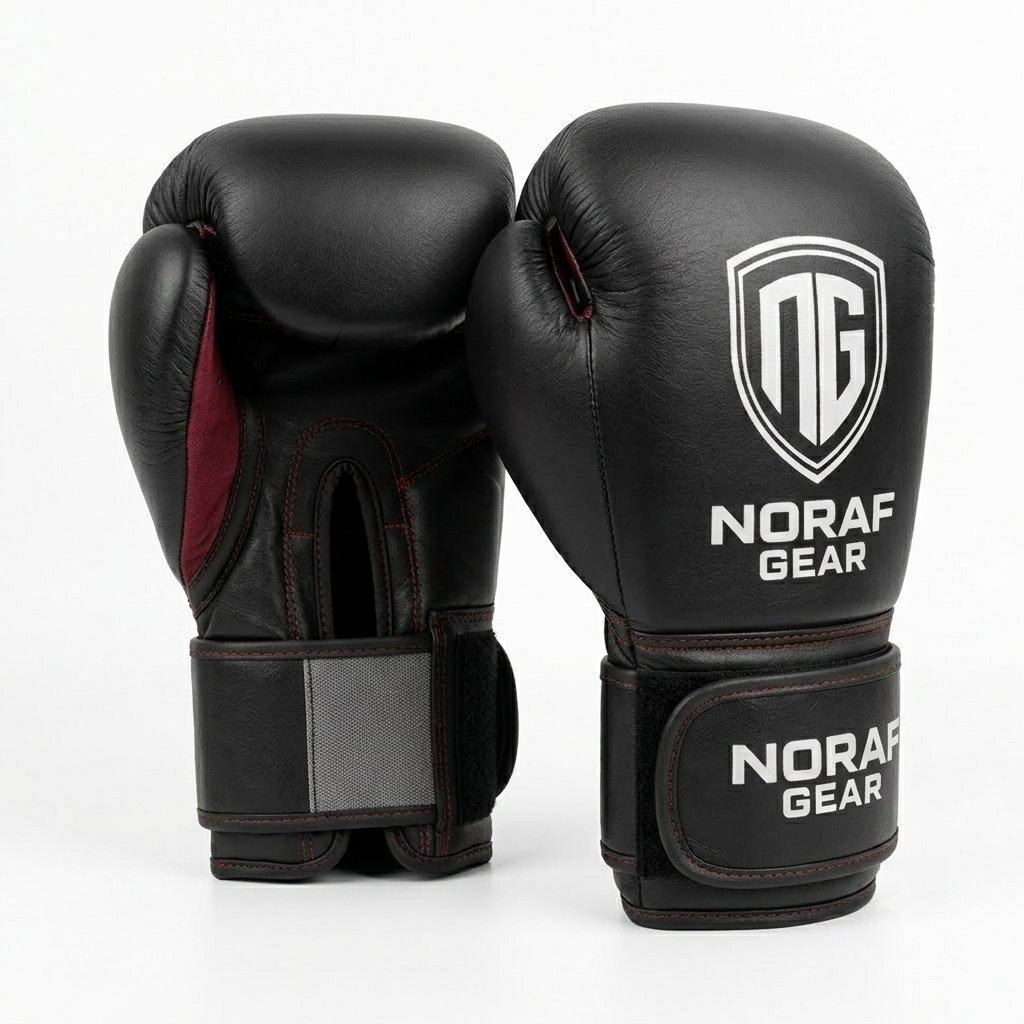 Noraf Gear Boxing Gloves Black (1)