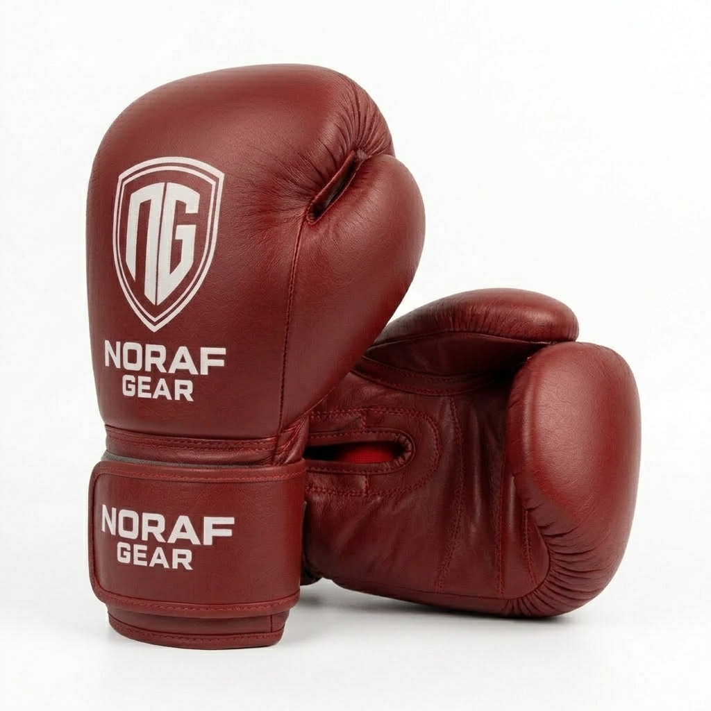 Noraf Gear Boxing Gloves Maroon (1)