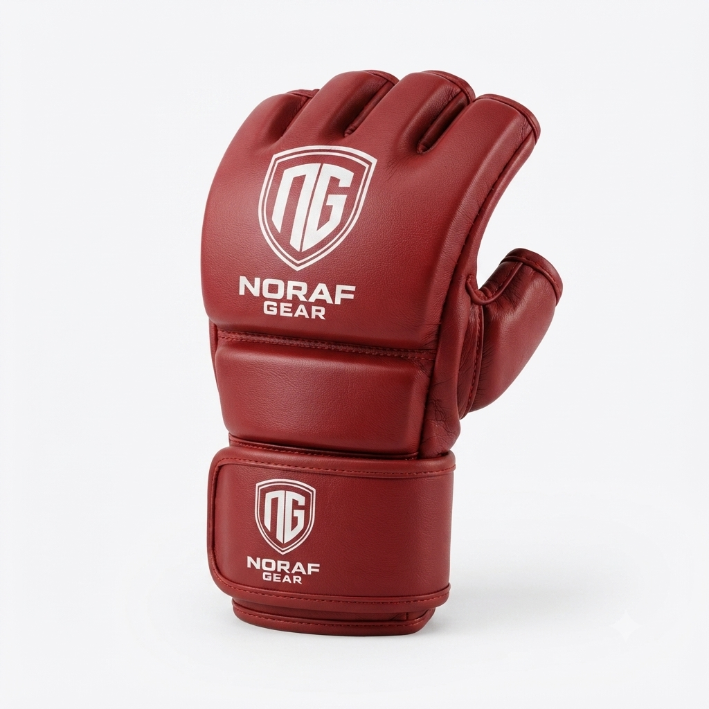 Noraf Gear Hybrid glove red (1)