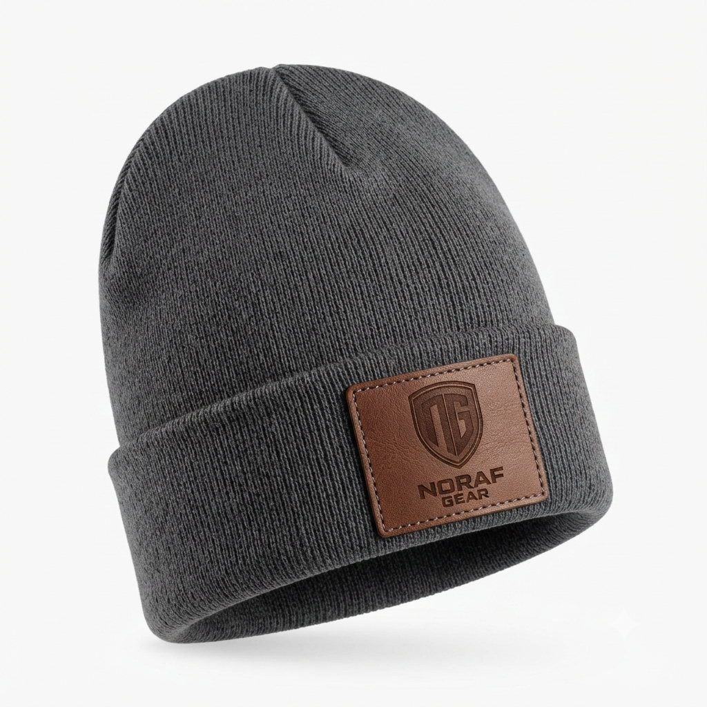 Noraf Gear Kintted Beanie Charcoal (1)