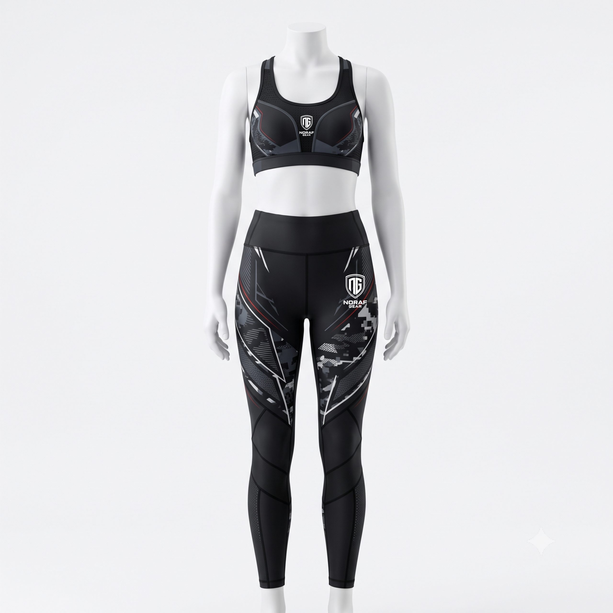 Noraf Gear Legging and Bra carbon camo (1)