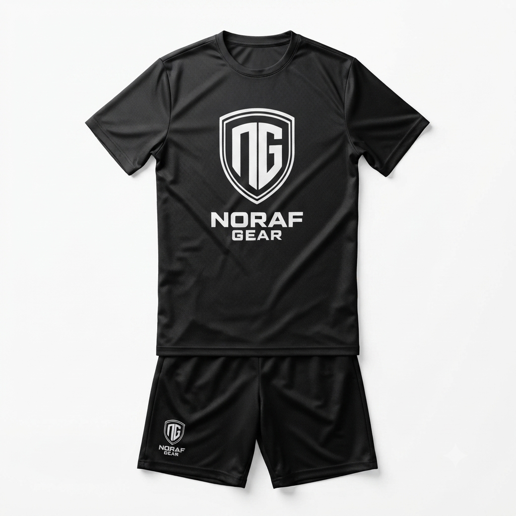 Noraf Gear Soccer Uniform black (3)