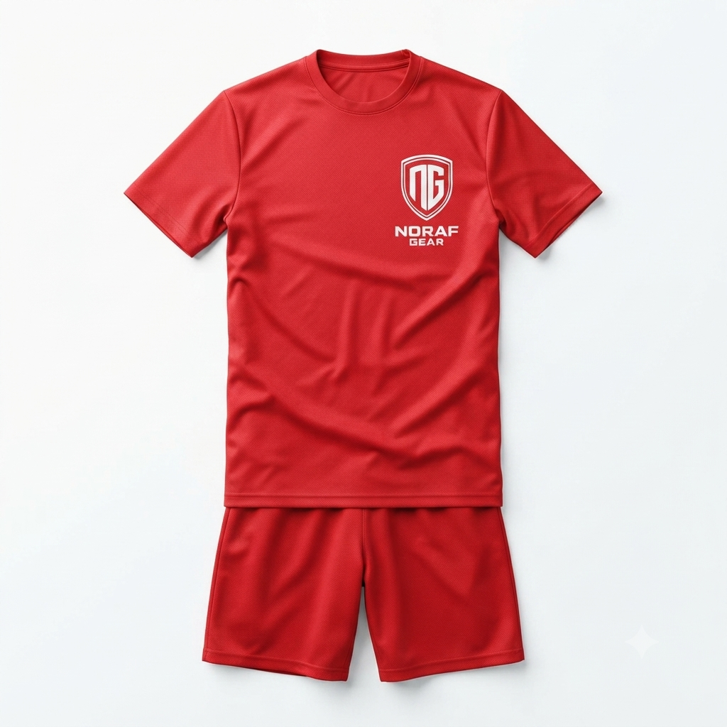 Noraf Gear Soccer Uniform red (1)