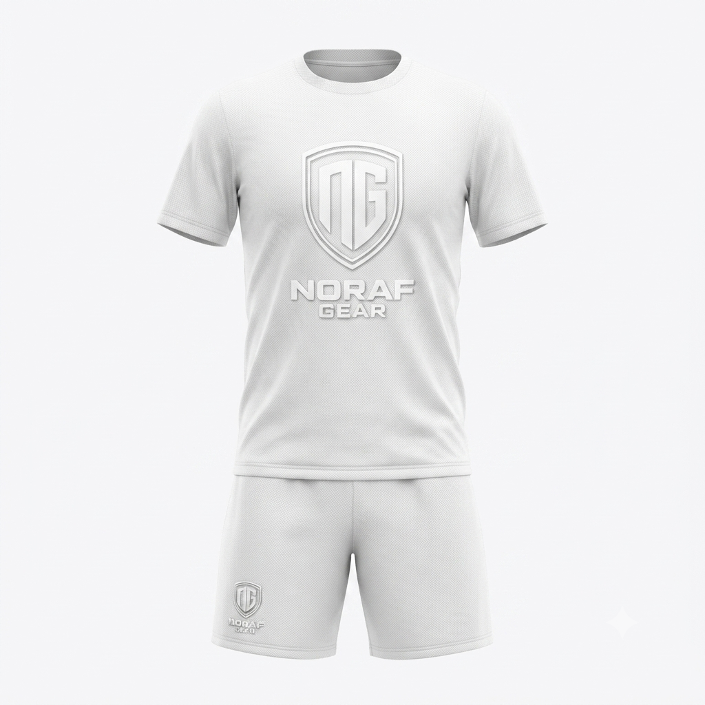 Noraf Gear Soccer Uniform white (3)