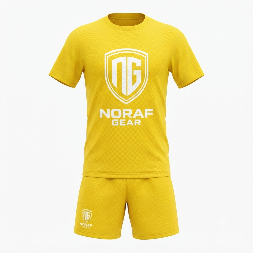 Noraf Gear Soccer Uniform yellow (2)