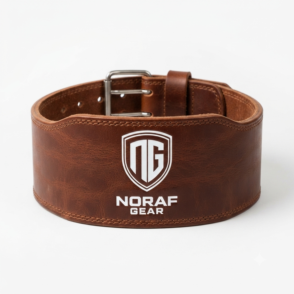 Noraf Gear Weightlifting belt Brown
