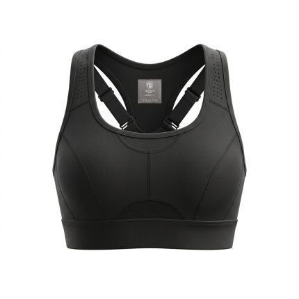 Noraf Gear Apex-Series High-Impact Combat Sports Bra (Carbon Black)
