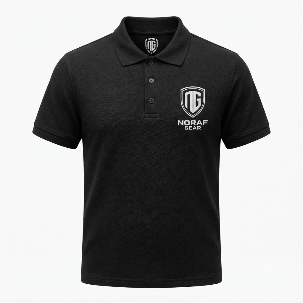 Noraf gear Polo black (1)