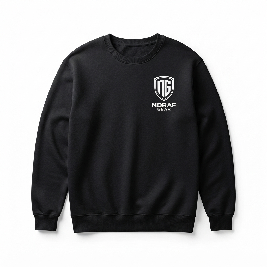 Noraf gear Sweat shirt black (1)