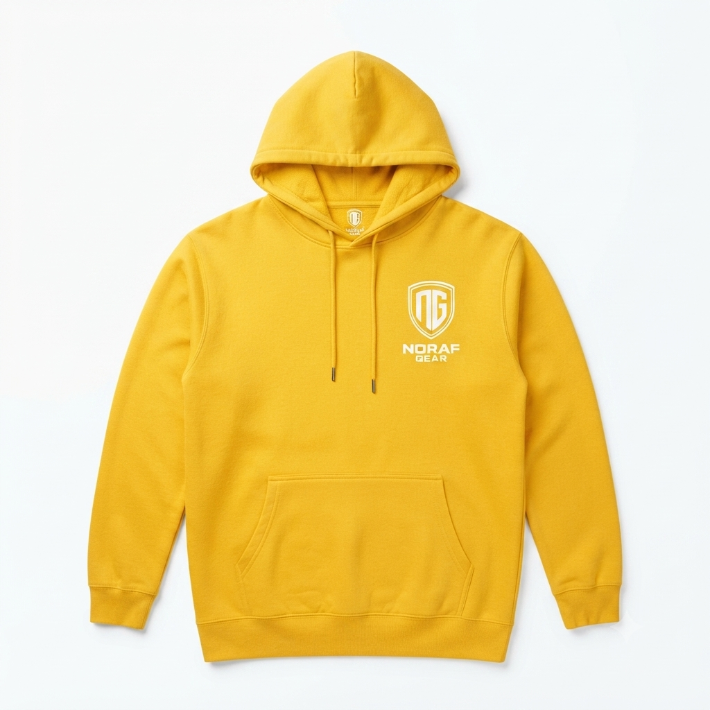 Noraf gear half Hoodie yellow (2)