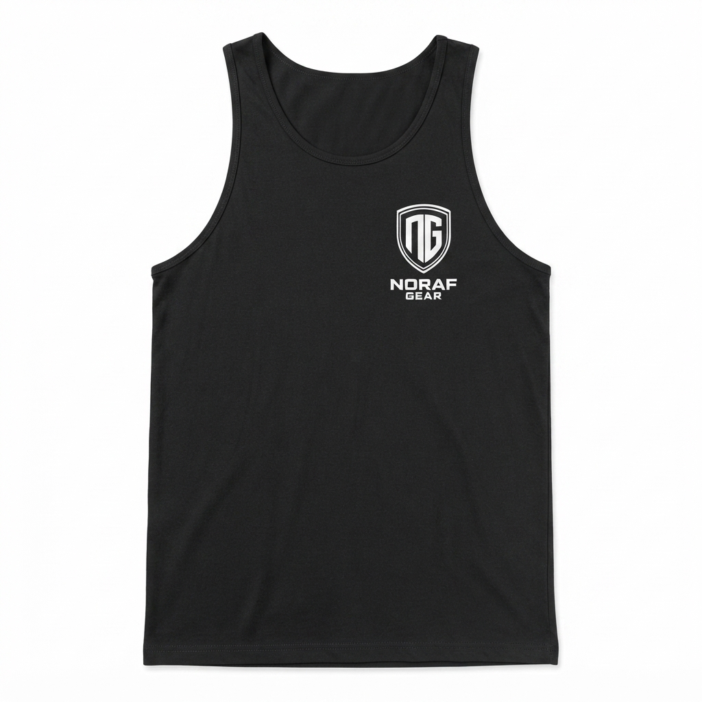 Noraf gear tank top black (2)