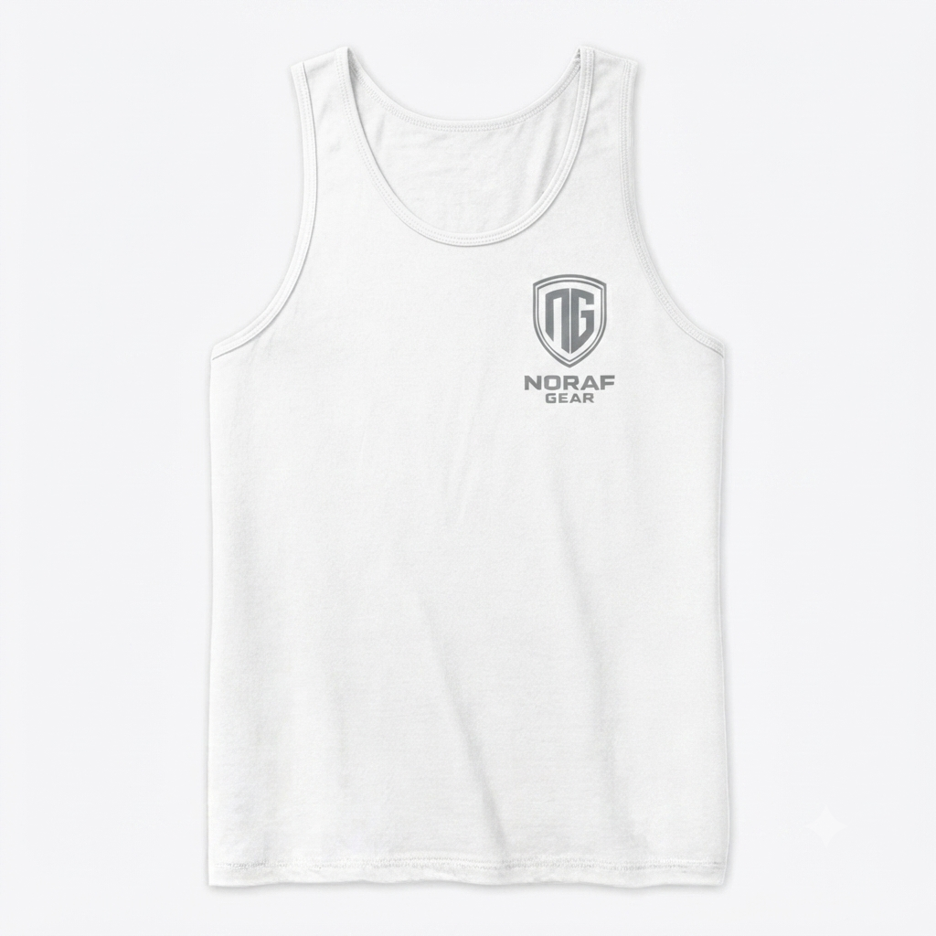 Noraf gear tank top white (2)